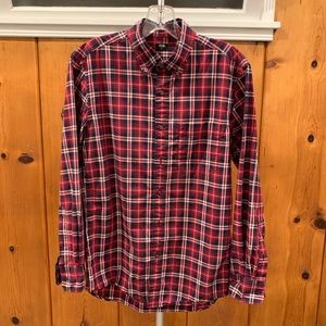 Uniqlo Japan Red Plaid Shirt